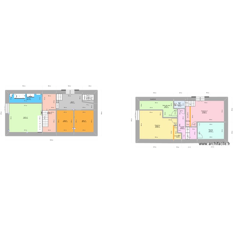 GUILLAUME Etage. Plan de 0 pièce et 0 m2