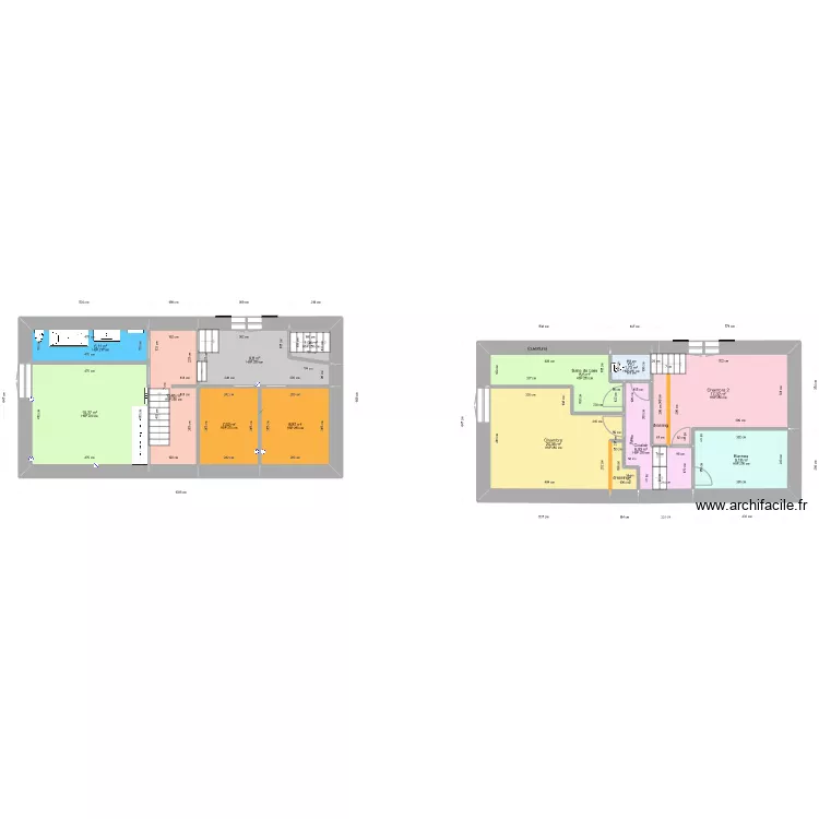 GUILLAUME Etage. Plan de 