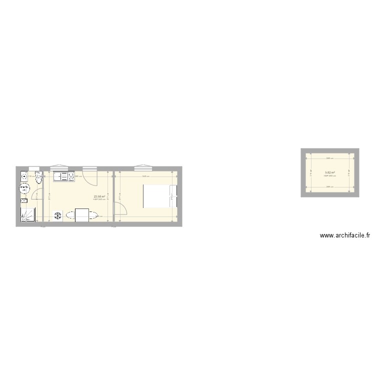 STUDIO 02 ARGENTEUIL. Plan de 0 pièce et 0 m2