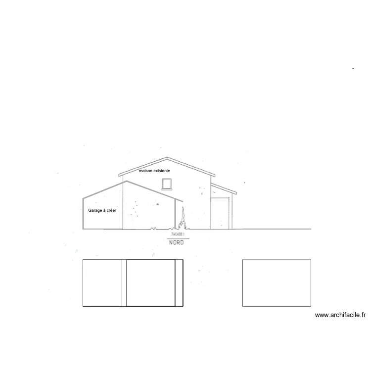 plan de coupe . Plan de 