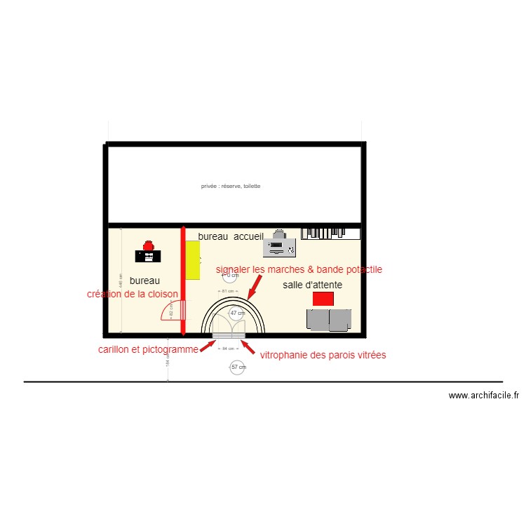 sci monfargan  travaux. Plan de 0 pièce et 0 m2