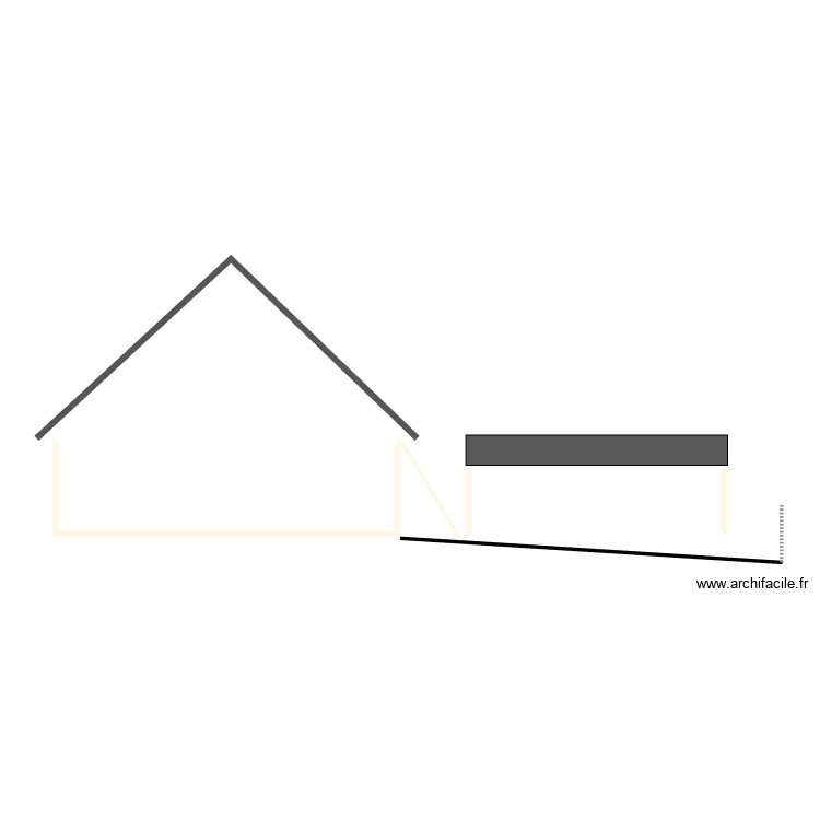 DPC3 côté droit. Plan de 0 pièce et 0 m2 DPC3 côté droit. Plan de 0 pièce et 0 m2