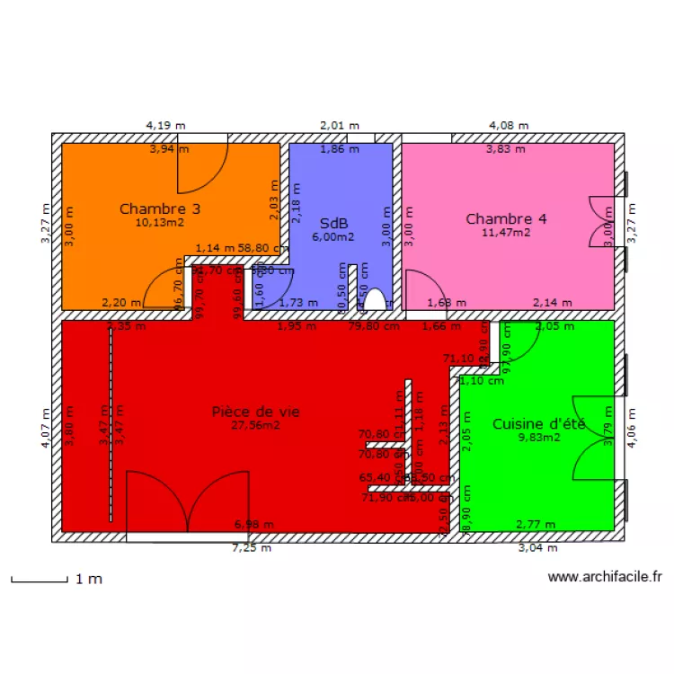  S_S projet 2 maison lavaur. Plan de 