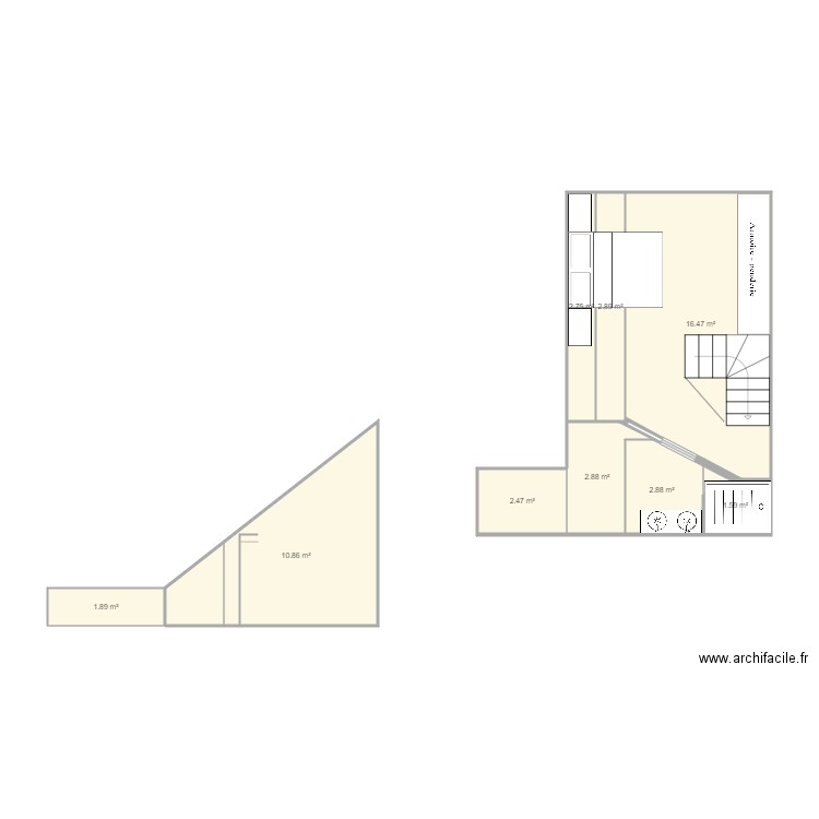 maison etage 2. Plan de 0 pièce et 0 m2