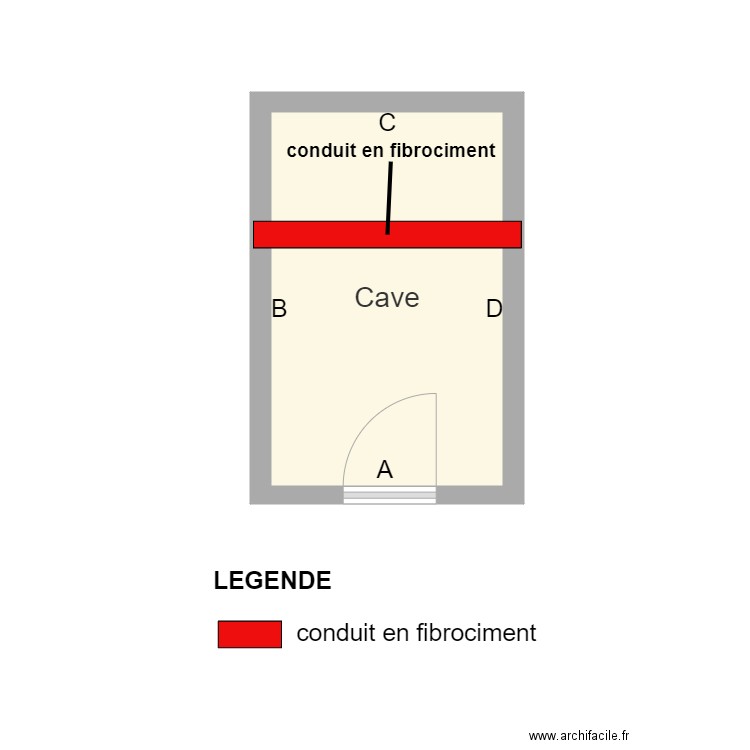cave petit. Plan de 0 pièce et 0 m2