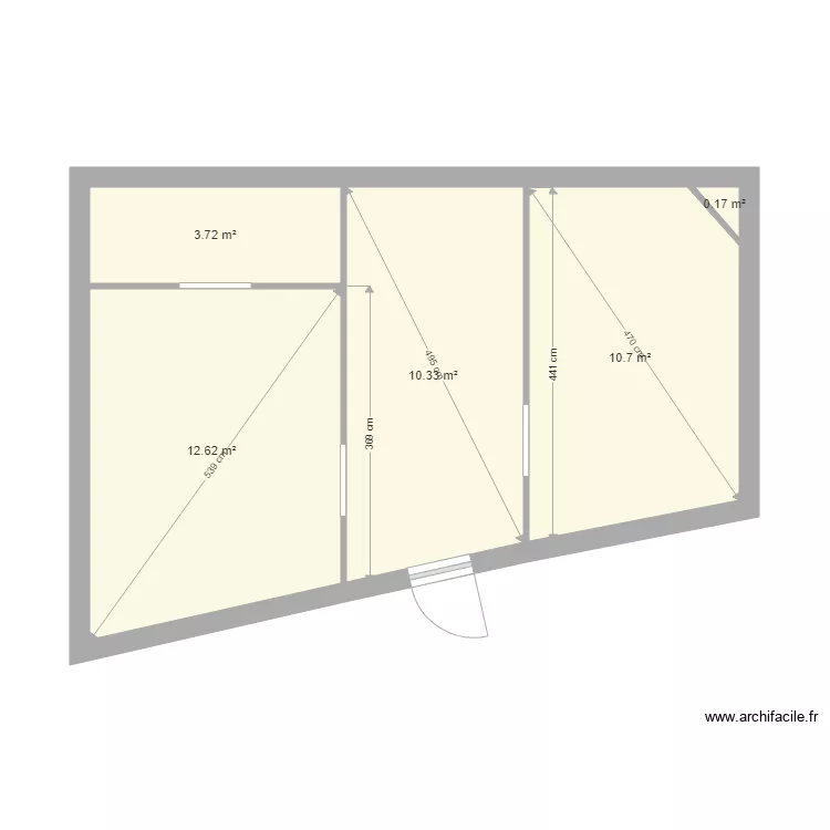 MAYEUX T2 NORD. Plan de 