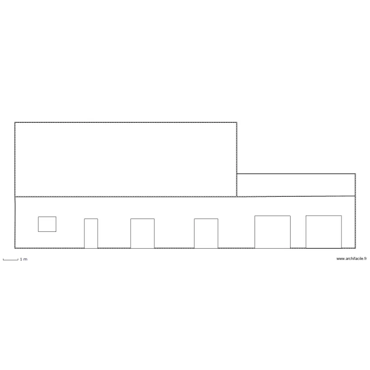 Facade-ouest-stjust. Plan de 