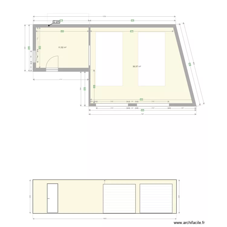 garage . Plan de 