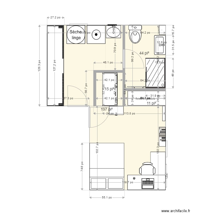 SBC SS. Plan de 0 pièce et 0 m2