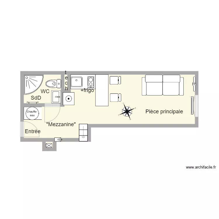 113 StHonor&eacute;. Plan de 