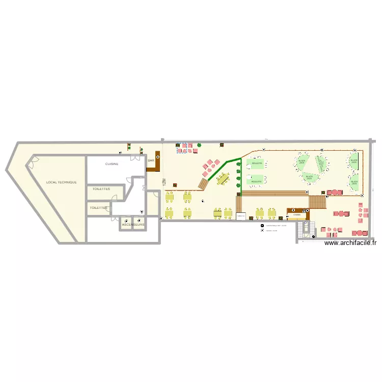 Plan Rooftop 13 Juillet 2022. Plan de 