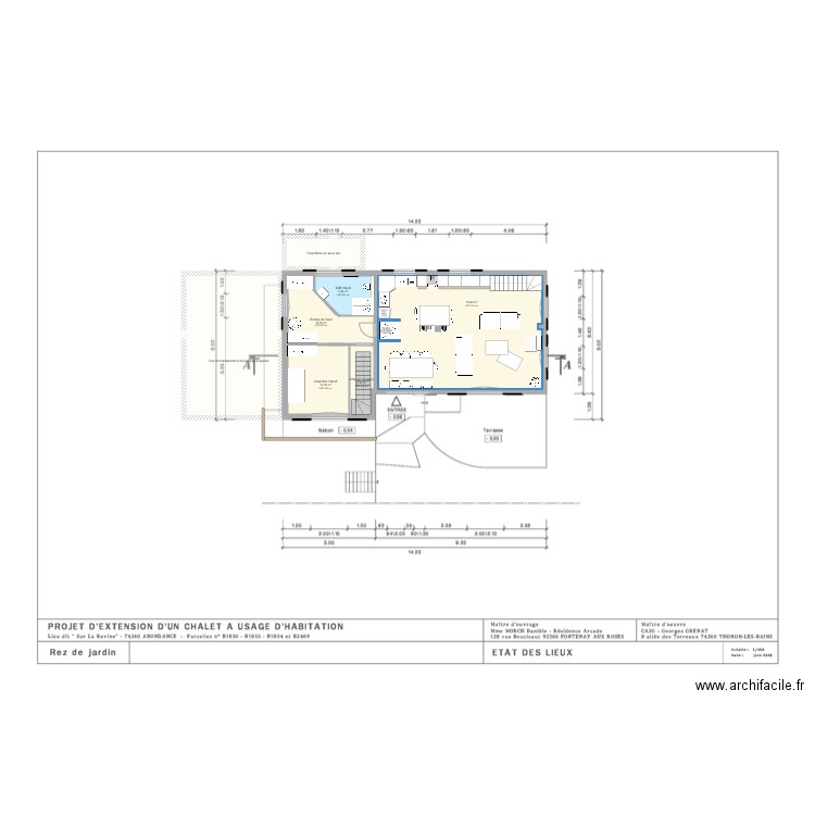 Abondance REZ Opt3. Plan de 0 pièce et 0 m2