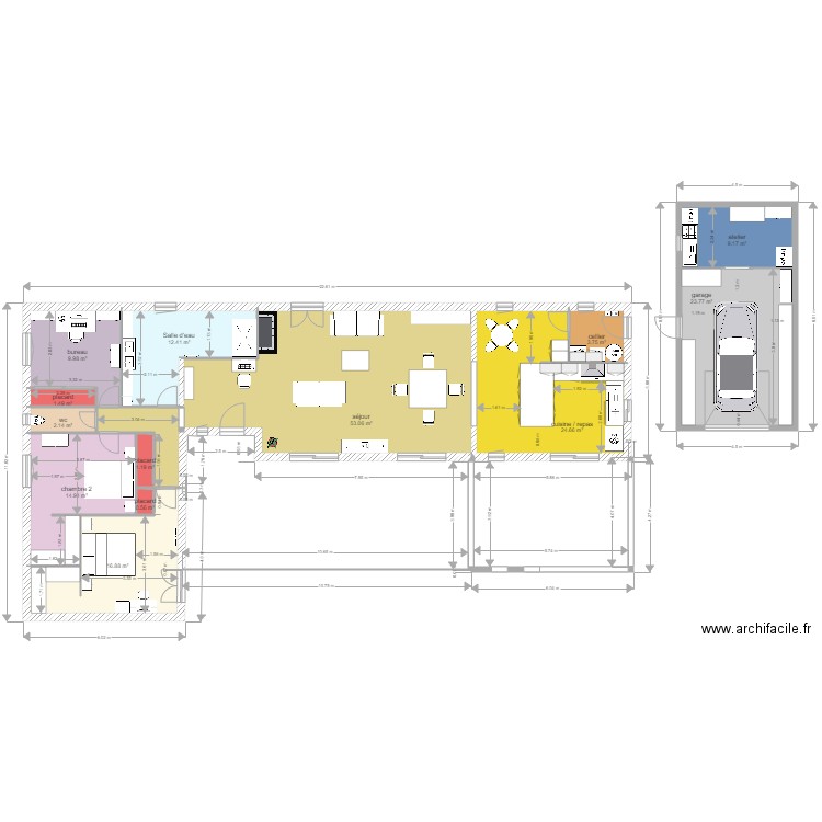 Détail maison Pignans 02. Plan de 0 pièce et 0 m2