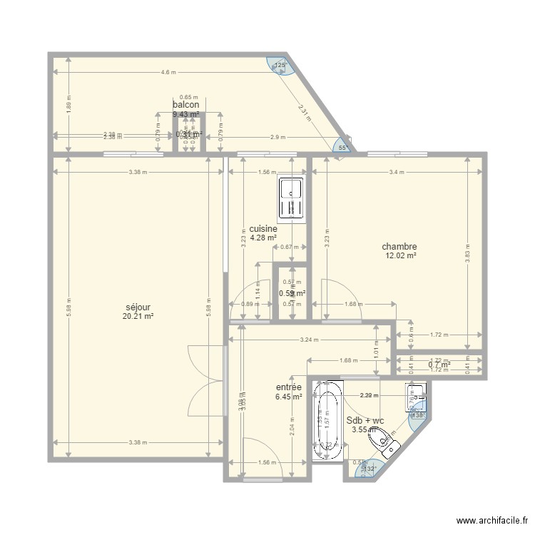 PEVERELLI. Plan de 0 pièce et 0 m2