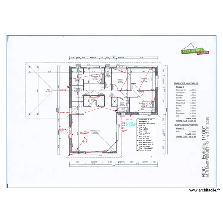 villa ludo et jenny elec alim PC. Plan de villa ludo et jenny elec alim PC. Plan de