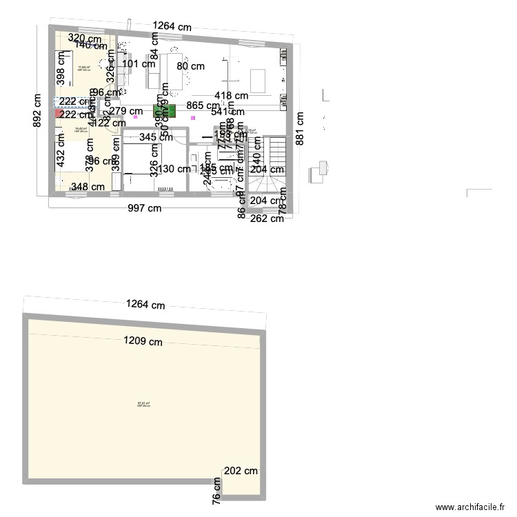  Plan villa Néa 3. Plan de 4 pièces et 125 m2