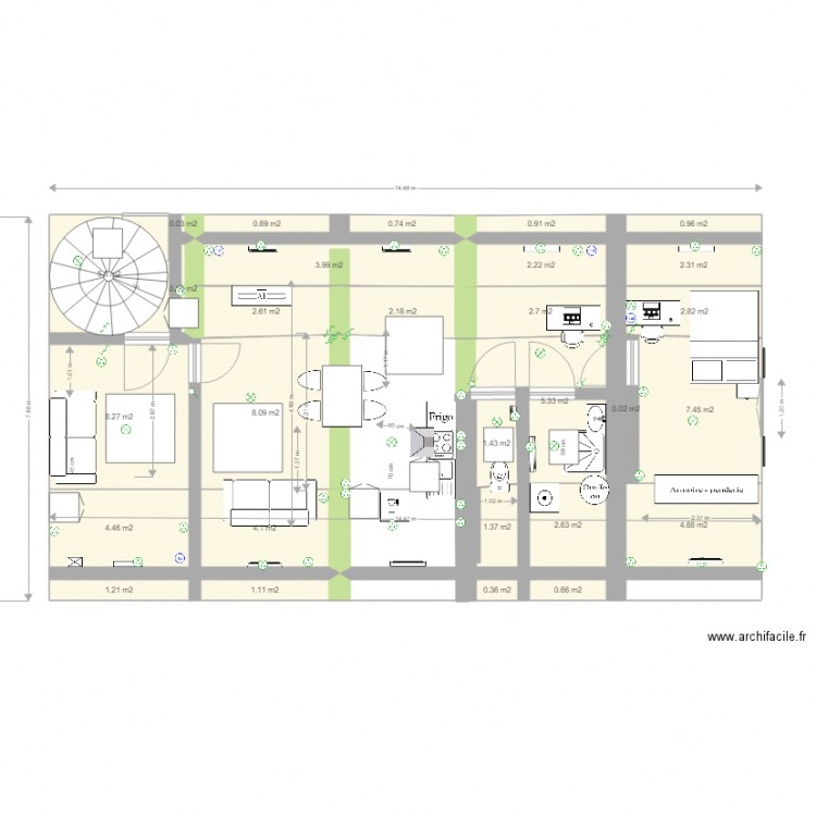 APT5. Plan de 0 pièce et 0 m2