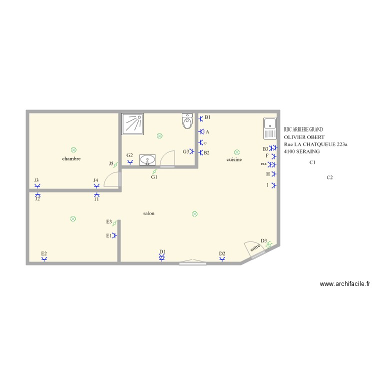 rez  AVON 1324. Plan de 0 pièce et 0 m2