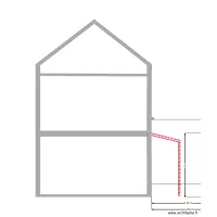 Abri de terrasse - entr&eacute;e - TRAVAUX