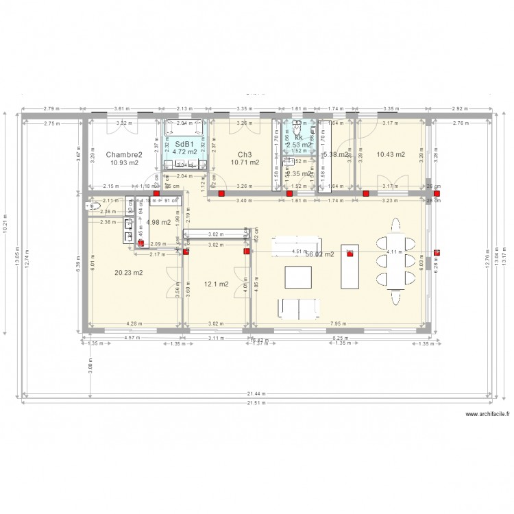 Plan PC. Plan de 0 pièce et 0 m2