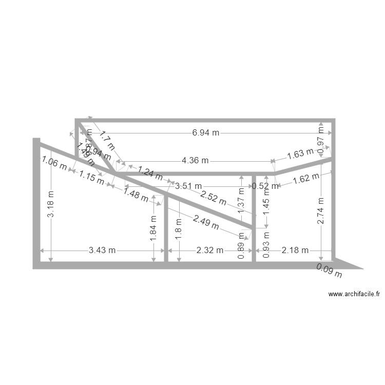 Cross view. Plan de 0 pièce et 0 m2