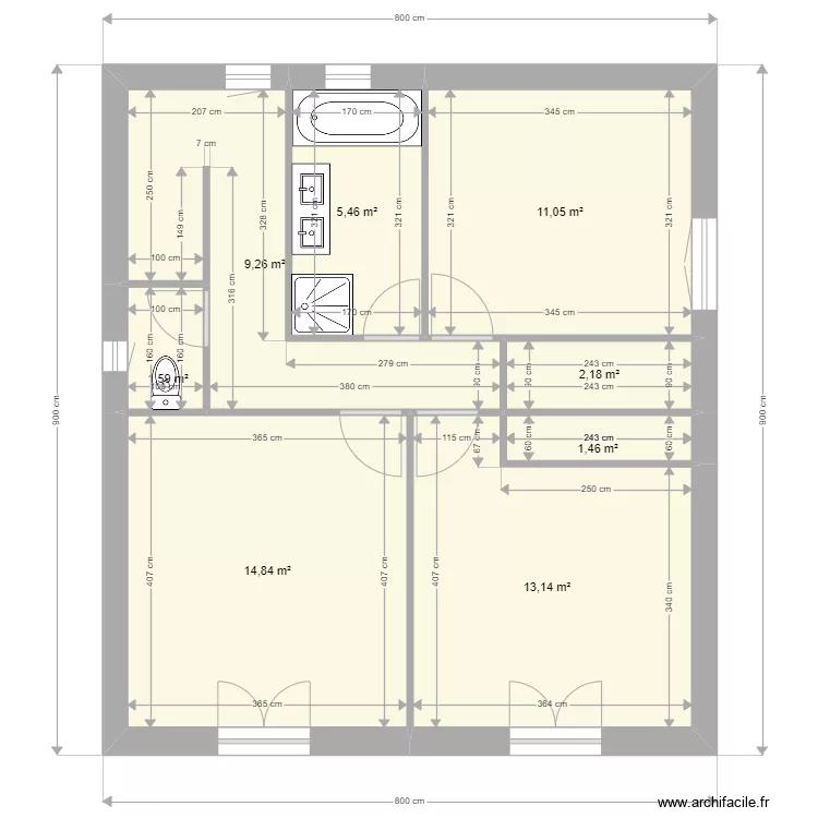 rez de chauss&eacute;. Plan de 