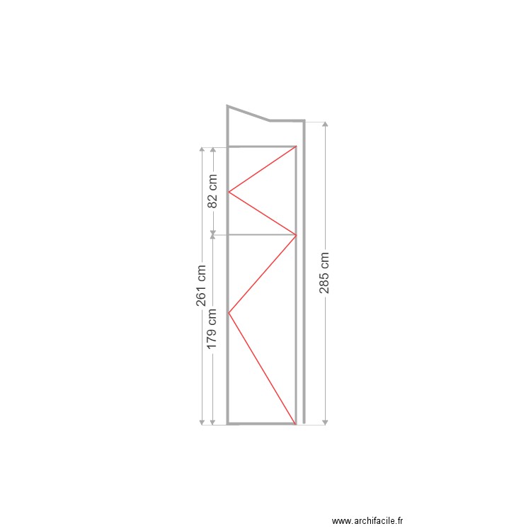 chbre loise placard droite fermé. Plan de 0 pièce et 0 m2