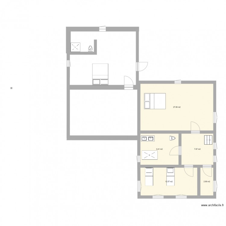 Talmont Etage V3. Plan de 0 pièce et 0 m2