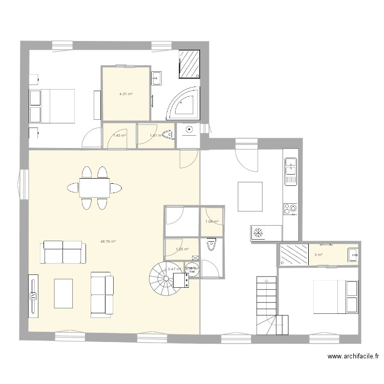 notre dame 8. Plan de 0 pièce et 0 m2