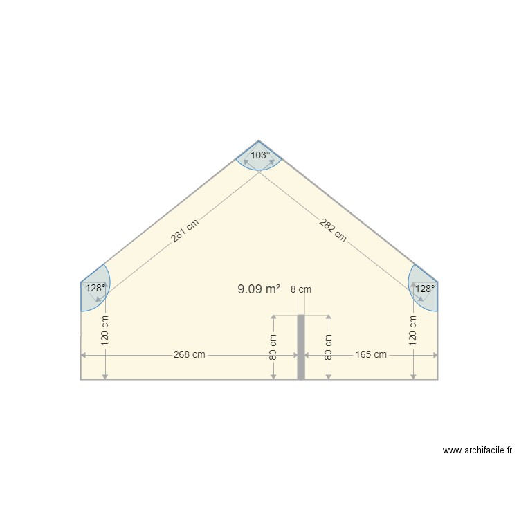 coupe 1. Plan de 0 pièce et 0 m2