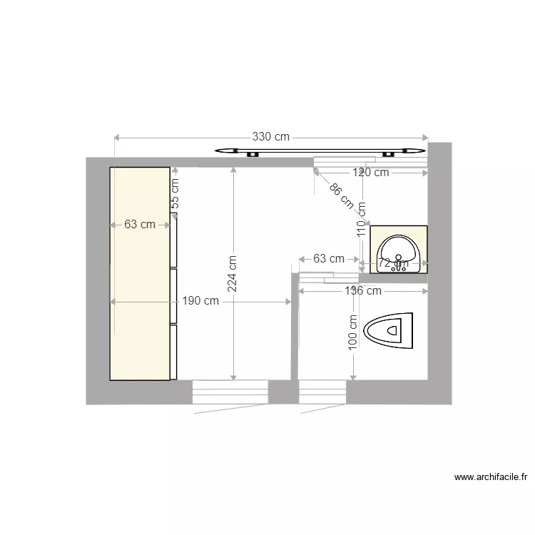 BUANDERIE SANITAIRES 1 2. Plan de BUANDERIE SANITAIRES 1 2. Plan de