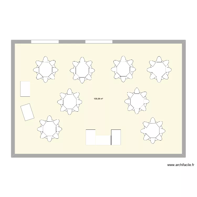 salle . Plan de salle . Plan de