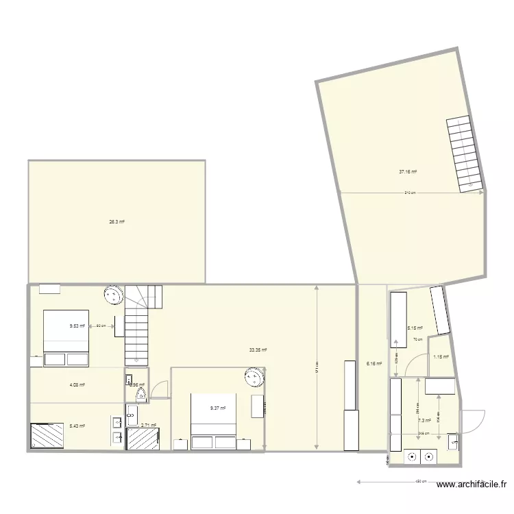 Maison Trezien Plan Jegado 3 Version Kalou3. Plan de 