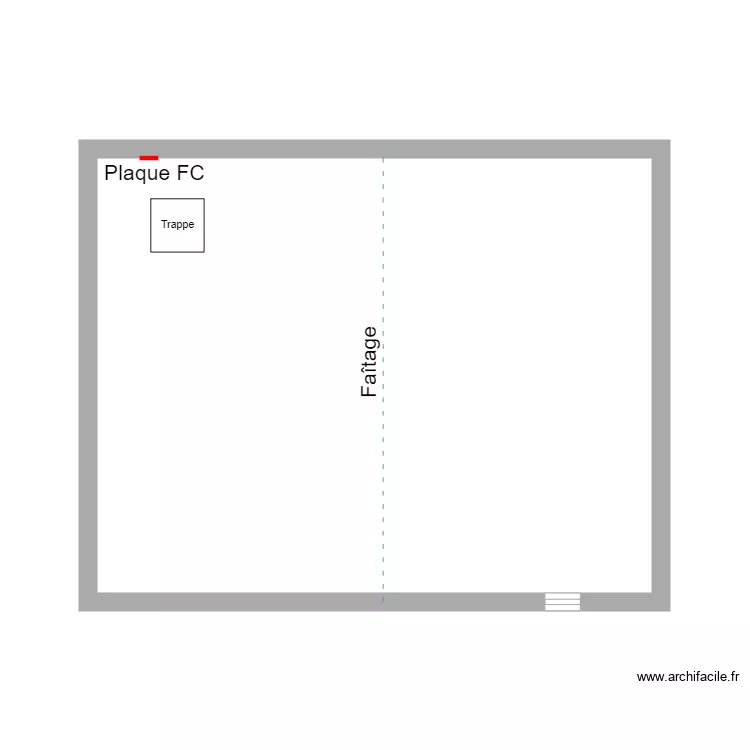 0100 266 001 R002 Ch Louis Boissonnet Combles. Plan de 