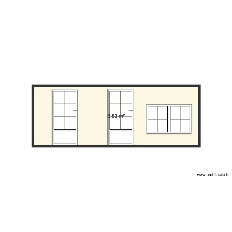 Fa&ccedil;ade Extension. Plan de 