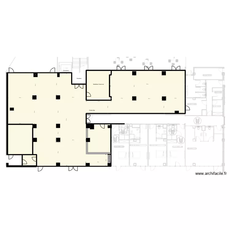 Hotel AZ - Esbly RDC. Plan de Hotel AZ - Esbly RDC. Plan de