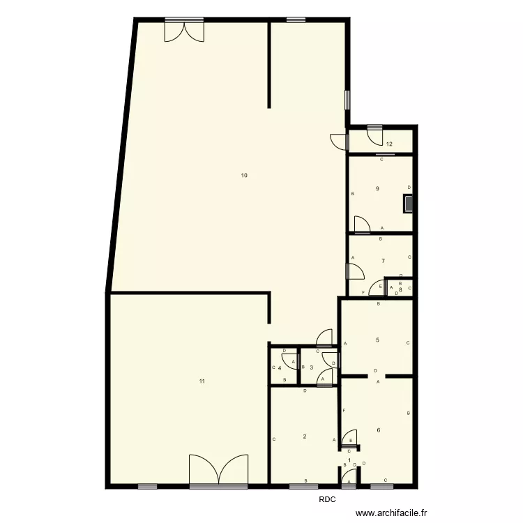 184873 CHARLES Plomb. Plan de 