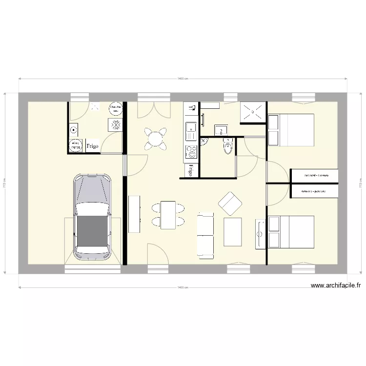 maison lolo. Plan de 