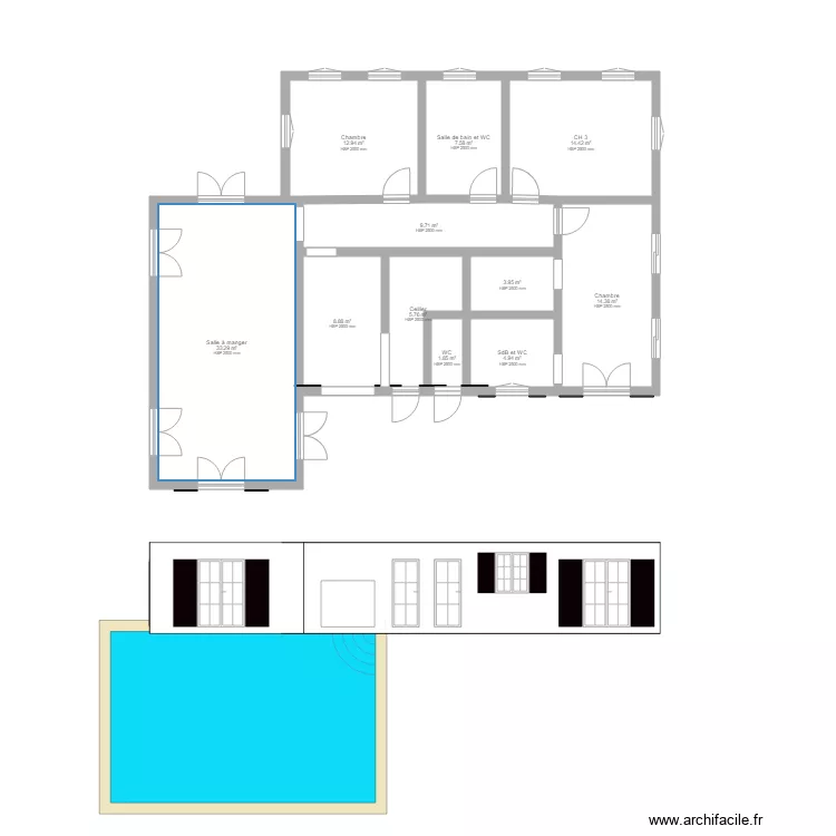 ACAJOU NORD 1. Plan de 