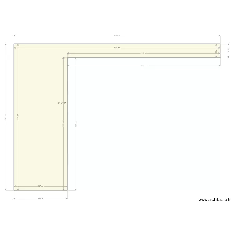 Terrasse. Plan de 