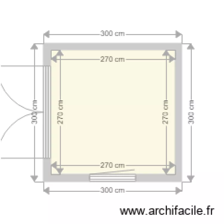 garage picaron. Plan de 