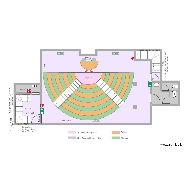 2nd SOUS SOL PEREIRE RECYCLAGE RECUPERATION. Plan de 0 pièce et 0 m2