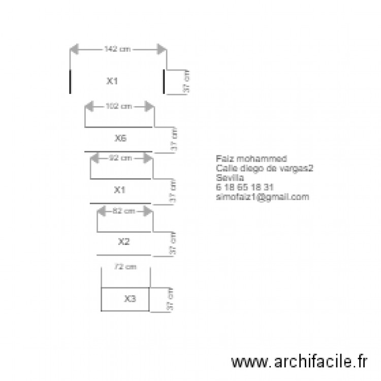 Appui de fenetre. Plan de 0 pièce et 0 m2