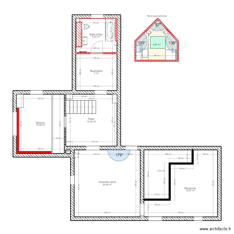 cordonnier etage. Plan de 0 pièce et 0 m2