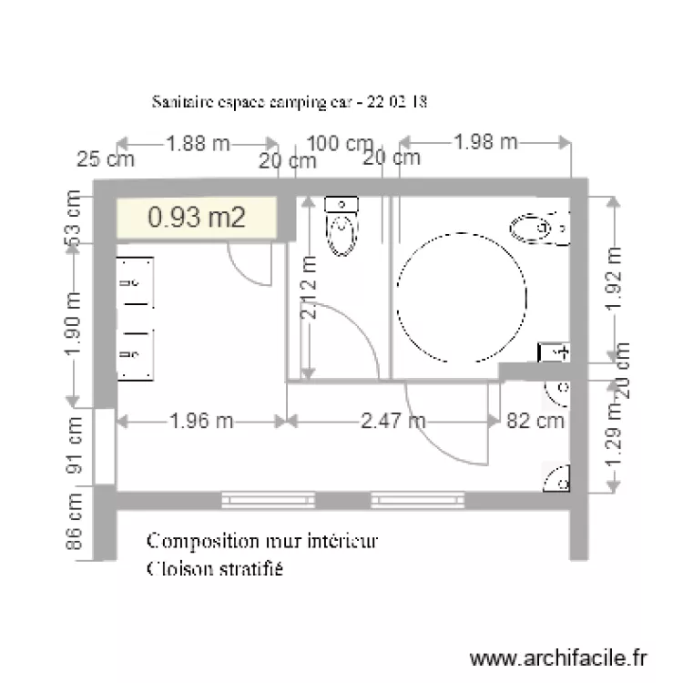18 02 22 Sanitaires  Espace Camping 22 02 18. Plan de 