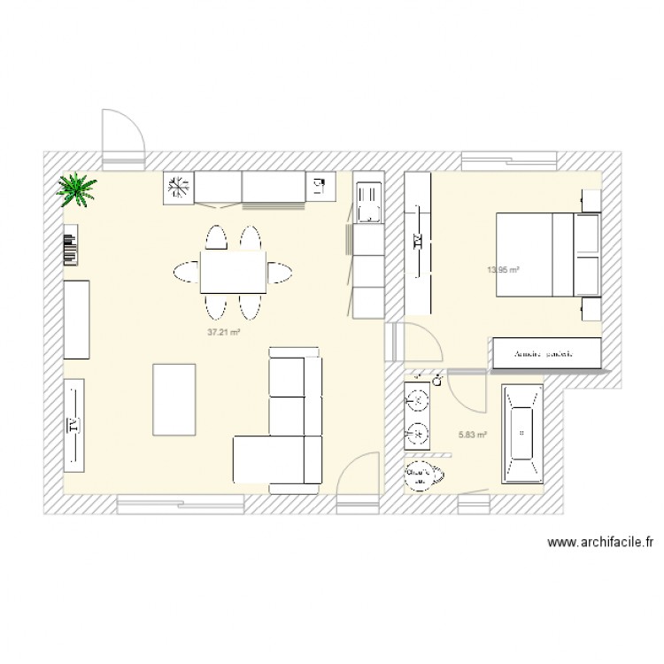 Cazaux 4e essai. Plan de 0 pièce et 0 m2