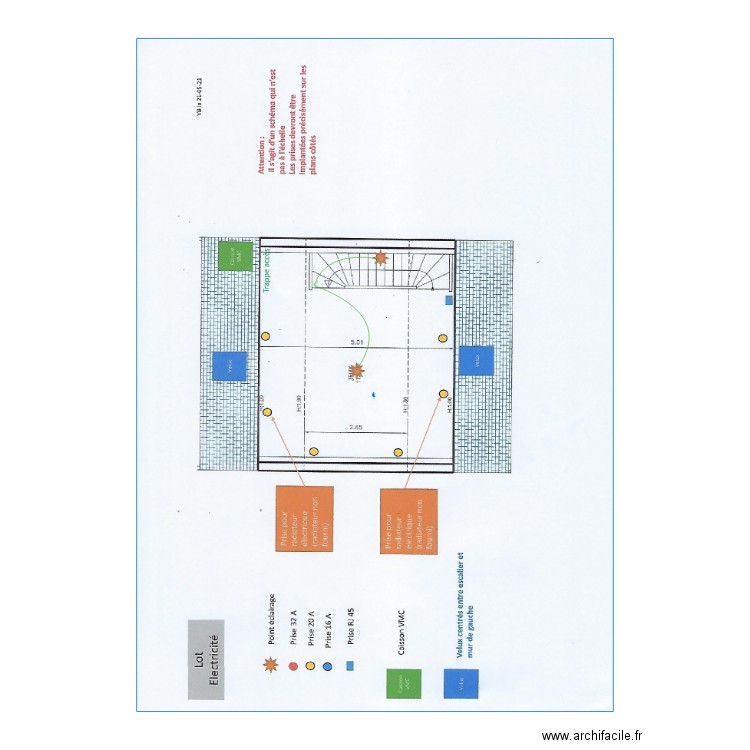 Beranger combles. Plan de 0 pièce et 0 m2