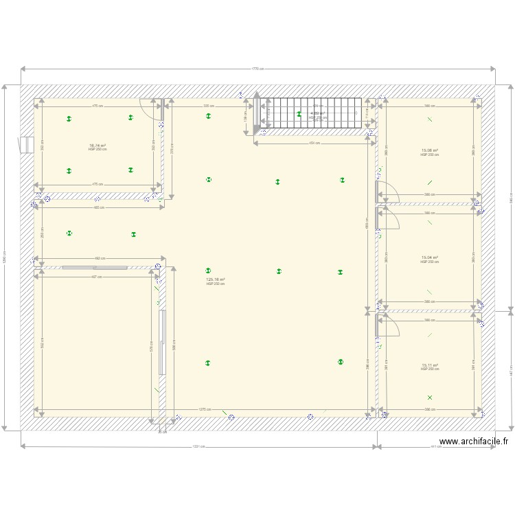 loft. Plan de 0 pièce et 0 m2