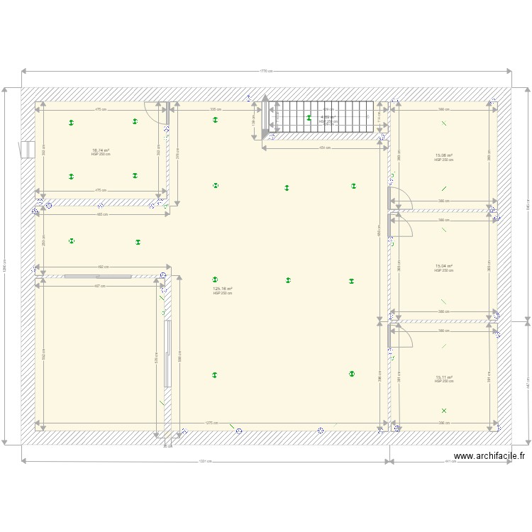 loft. Plan de 0 pièce et 0 m2