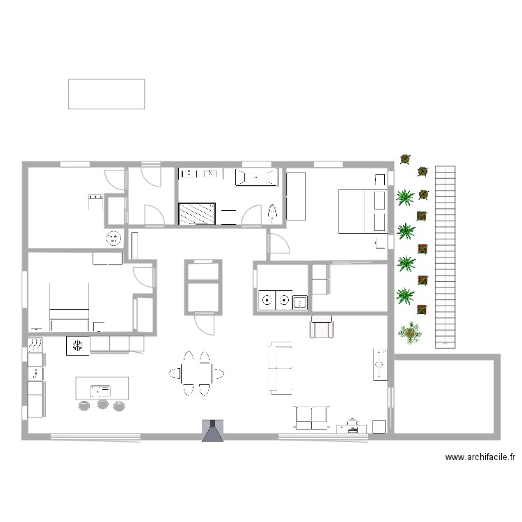 Sdb 2. Plan de 0 pièce et 0 m2